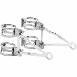Paaschburg & Wunderlich Lampenhalter Alu Leggera poliert für 43-46 mm Gabel