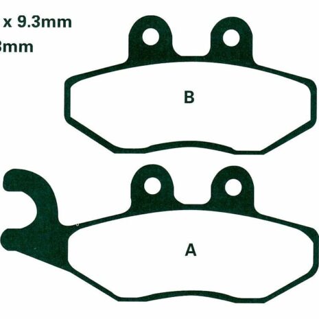 Hi-Q Bremsbeläge organisch FA353  77/96