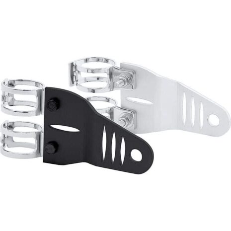 Paaschburg & Wunderlich Lampenhalter Alu schwarz für 55-58 mm Gabel