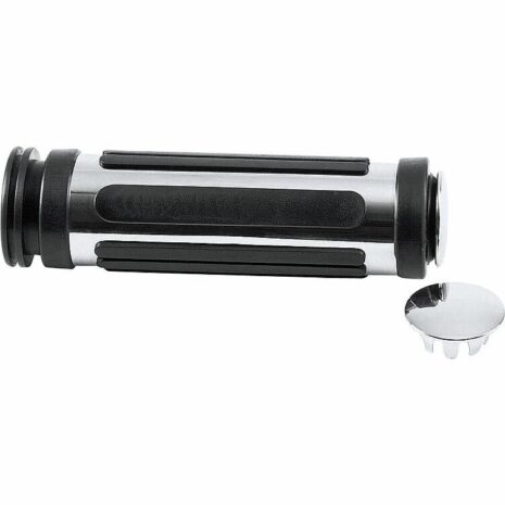 Paaschburg & Wunderlich Griffpaar Metall/Gummi für 25