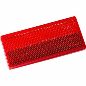 Hashiru Rückstrahler rot rechteckig (70x32mm) selbstklebend