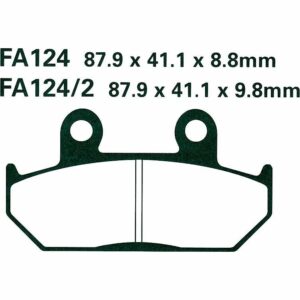 Hi-Q Bremsbeläge organisch FA124/2  87