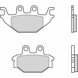 Brembo Bremsbeläge organisch 07GR52.09  94/73x47x8