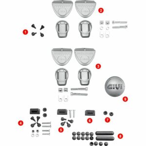 Givi Ersatzteil Gummistopfen Z126 4x für Platte M3/M5/MM/M5M/M6M/