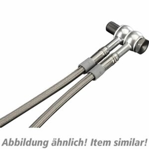 ABM Stahlflex Bremsleitung für Rastenanlage YZF R1 02 bis 03