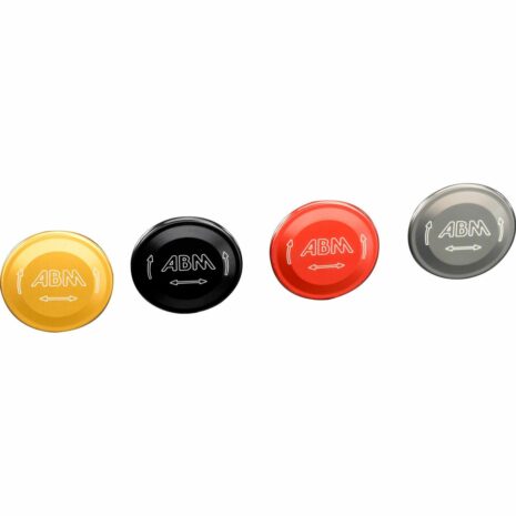 ABM Exzenterabdeckungen für Fußrastenanlagen gold eloxiert