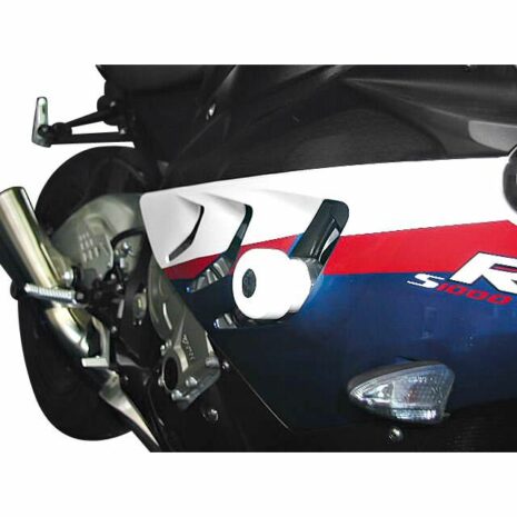 B&G Sturzpads Racing Polyamid weiß für BMW S 1000 RR 2010-2011