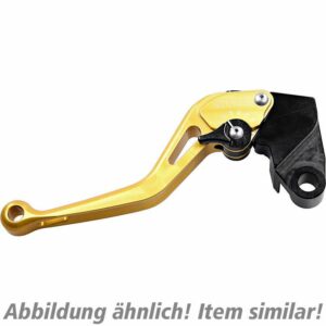 ABM Kupplungshebel einstellbar Synto KH31 kurz gold/schwarz