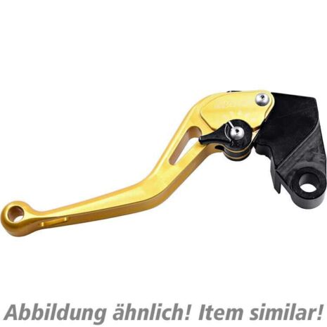 ABM Kupplungshebel einstellbar Synto KH31 kurz gold/schwarz