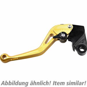 ABM Kupplungshebel einstellbar Synto KH27 kurz gold/schwarz