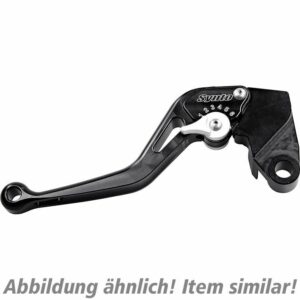 ABM Kupplungshebel einstellbar Synto KH35 kurz schwarz/silber