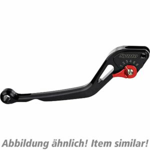 ABM Kupplungshebel einstellbar Synto KH22 lang schwarz/rot