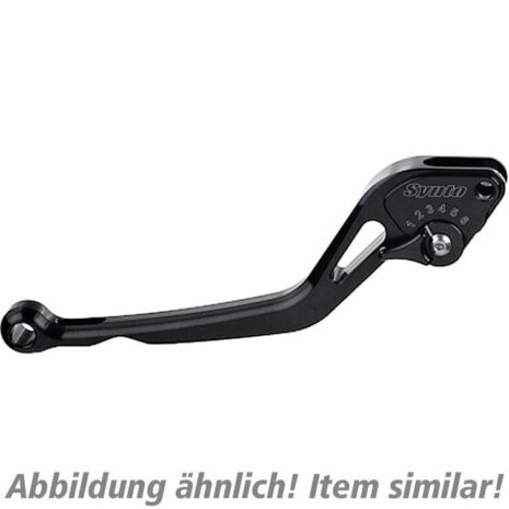 ABM Kupplungshebel einstellbar Synto KH19 lang schwarz/schwarz