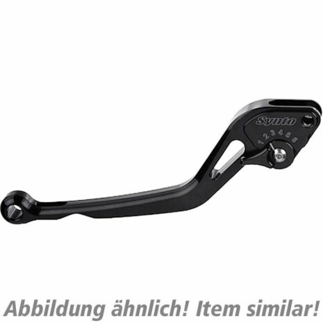 ABM Kupplungshebel einstellbar Synto KH36 lang schwarz/schwarz