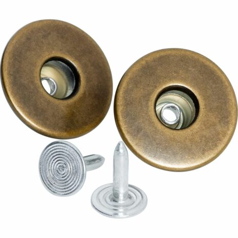 POLO Ersatzknöpfe Textiljeans Antik-Messing 20 mm