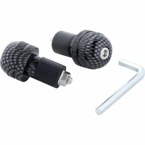 POLO Lenkerendenpaar ST01 für 18mm carbonlook