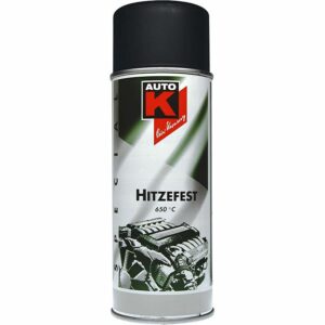 AutoK Auspufflack Spray bis 650 °C schwarz 400 ml