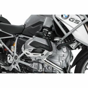 SW-MOTECH Zylinderschutz Alu für BMW R 1200 LC silber/schwarz