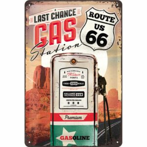 Nostalgic-Art Blechschild 20 x 30 "Route 66 Gas Station"