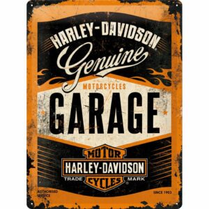 Nostalgic-Art Blechschild 30 x 40 "Harley-Davidson Garage"