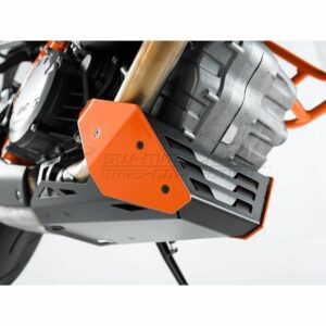 SW-MOTECH Bugspoiler Alu schwarz/orange für KTM 1290 Super Duke R/GT
