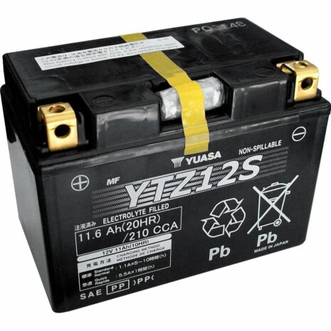 Yuasa Batterie AGM Gel geschlossen YTZ12S