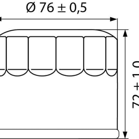 Hi-Q Ölfilter Patrone OF163 für BMW/MZ