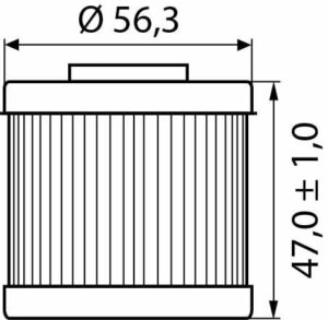 Hi-Q Ölfilter Einsatz OF151 für Aprilia/BMW/Rotax/MZ....