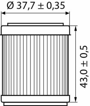 Hi-Q Ölfilter Einsatz OF142 für Yamaha/TM