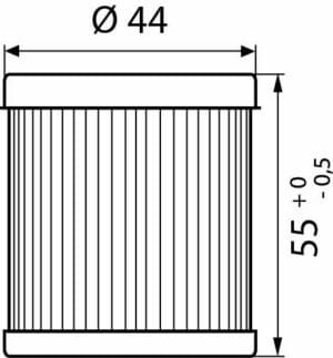 Hi-Q Ölfilter Einsatz OF132 für Suzuki/Yamaha/Kawasaki....