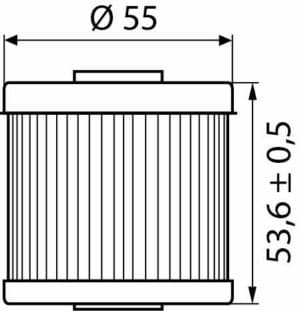 Hi-Q Ölfilter Einsatz OF123 für Kawasaki