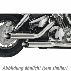 Falcon Cromo-Line Auspuff 2-1 für Honda VT 125 Shadow