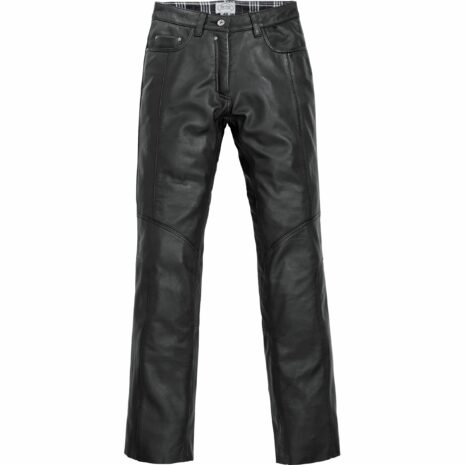 Spirit Motors Damen Klassik Lederjeans 1.0 schwarz 38 Damen