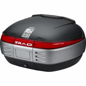 Shad Topcase SH50 matt schwarz unlackiert