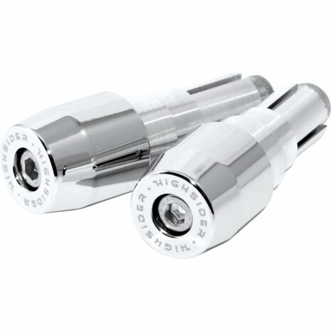 Highsider Lenkergewichte EVO Alu für 12 bis 21 mm Innen-Ø chrom