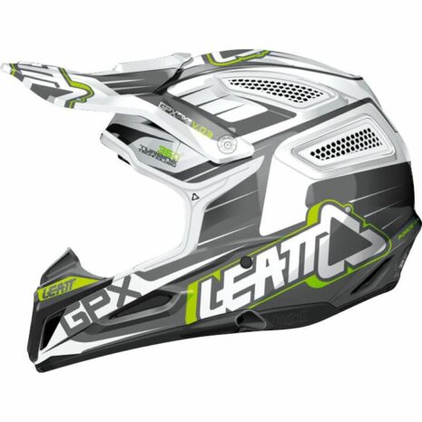 Leatt GPX 5.5 Composite V03 Schwarz/Weiß/Lime XS