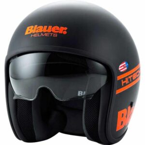 Blauer Pilot 1.1 Mattschwarz/Orange S