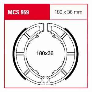 TRW Lucas Bremsbacken MCS959 180x36mm