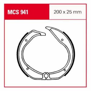 TRW Lucas Bremsbacken MCS941 200x25mm