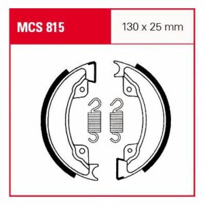 TRW Lucas Bremsbacken iF MCS815 130x25mm