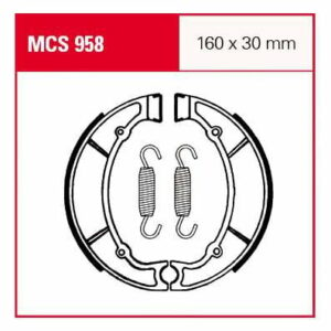 TRW Lucas Bremsbacken iF MCS958 160x30mm