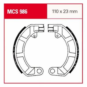 TRW Lucas Bremsbacken MCS986 110x23mm