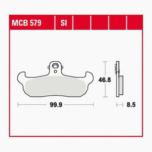 TRW Lucas Bremsbeläge Sintermetall Offroad MCB579SI 99