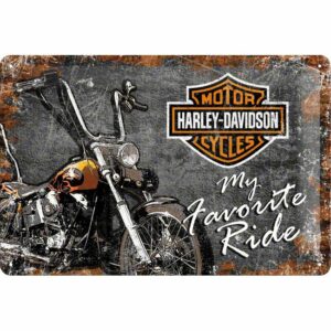 Nostalgic-Art Blechschild 20 x 30 "Harley-Davidson Favourite Ride"