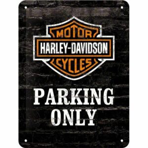 Nostalgic-Art Blechschild 15 x 20 "Harley-Davidson Parking Only"