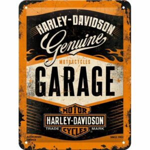 Nostalgic-Art Blechschild 15 x 20 "Harley-Davidson Garage"