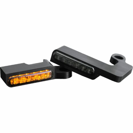 HeinzBikes LED Alu Blinkerpaar vorne für Sportster 1996-2013 schwarz