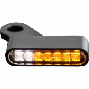 HeinzBikes LED Alu Blinker/Positionspaar für Sportster 96-13 schwarz