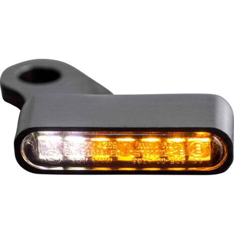 HeinzBikes LED Alu Blinker/Positionspaar für Sportster 96-13 schwarz