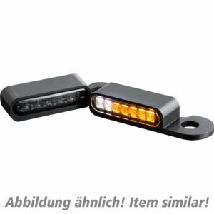 HeinzBikes LED Alu Blinker/Positionspaar für Sportster 1990-2003 chrom